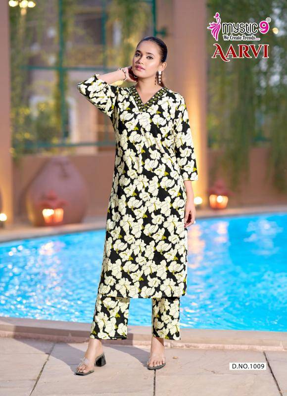 Mystic9 aarvi vol 1 coord set Kurti suppliers in Pune
